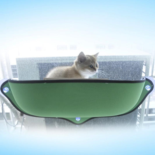 Perchoir pour chat Lighteme à fixer à la fenêtre (2 couleurs)