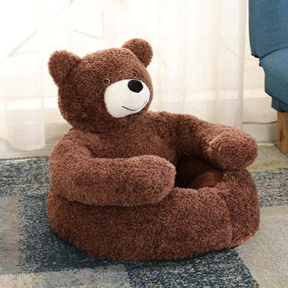 Canapé Lighteme Bear - Siège moelleux idéal pour les animaux de compagnie ou les tout-petits