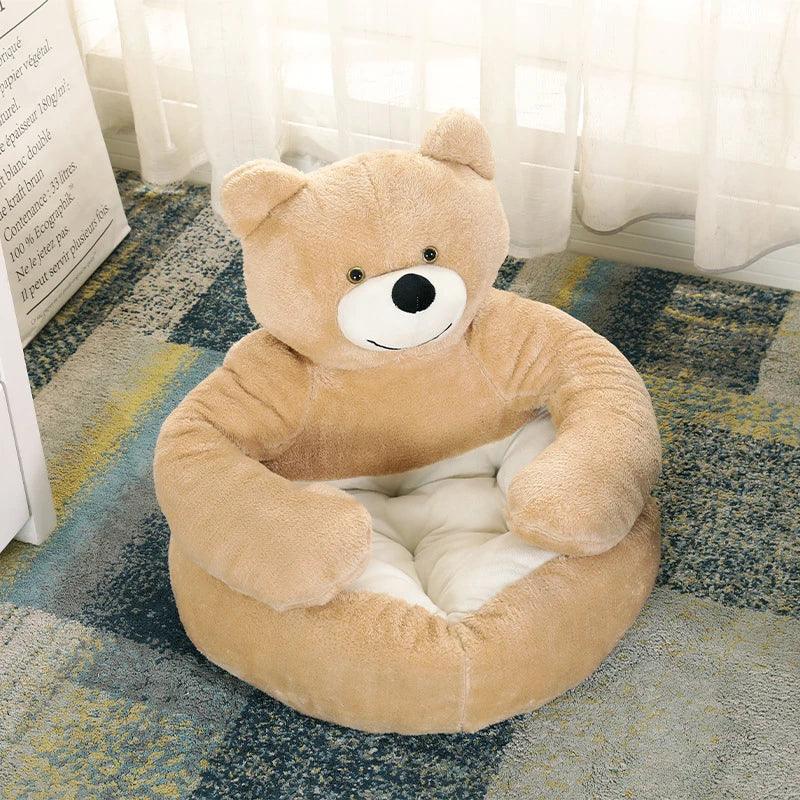 Canapé Lighteme Bear - Siège moelleux idéal pour les animaux de compagnie ou les tout-petits