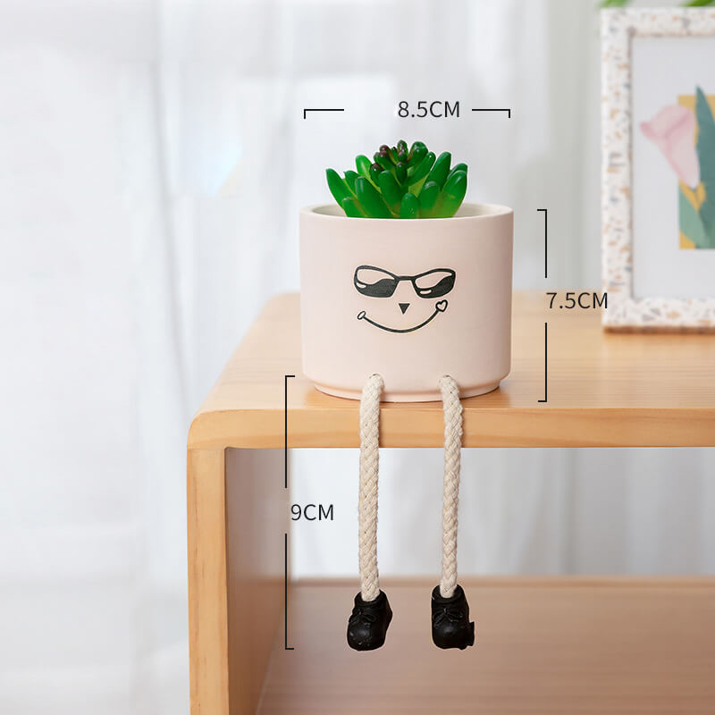 Lighteme Keramik-Emoji-Vase