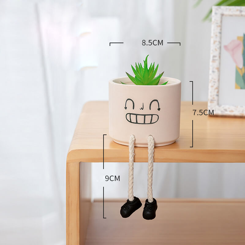 Lighteme Keramik-Emoji-Vase