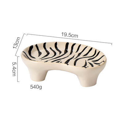 Plateau de rangement de bureau pour bijoux en céramique Lighteme