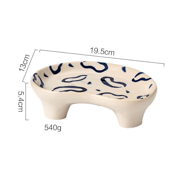 Plateau de rangement de bureau pour bijoux en céramique Lighteme