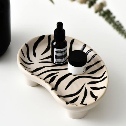 Plateau de rangement de bureau pour bijoux en céramique Lighteme