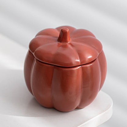 Lighteme Ceramic Pumpkin Candle Cup