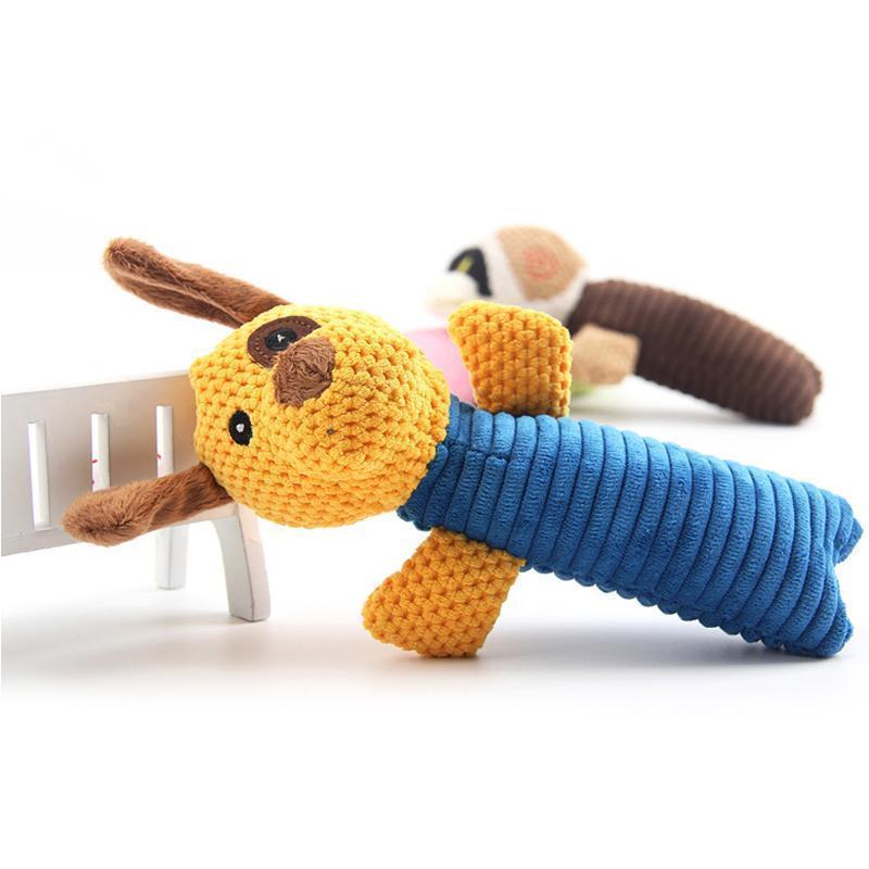 Lighteme Chew Quietsch-Plüsch-Hundespielzeug (3 Farben)