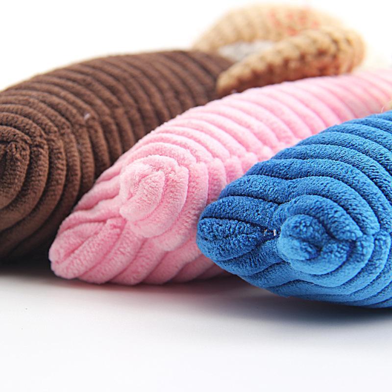 Lighteme Chew Quietsch-Plüsch-Hundespielzeug (3 Farben)