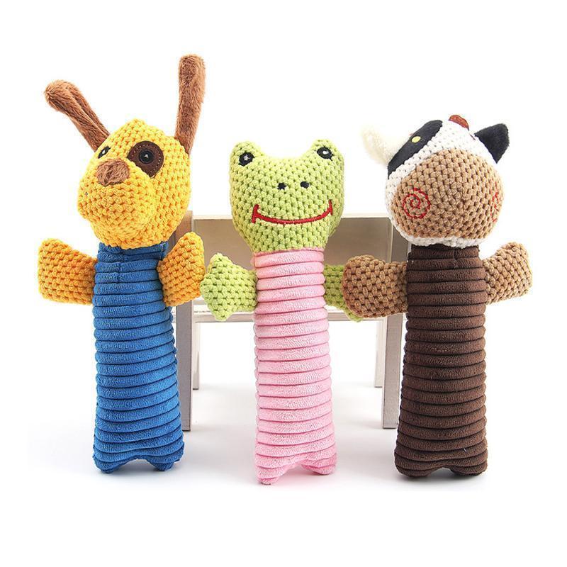 Lighteme Chew Quietsch-Plüsch-Hundespielzeug (3 Farben)