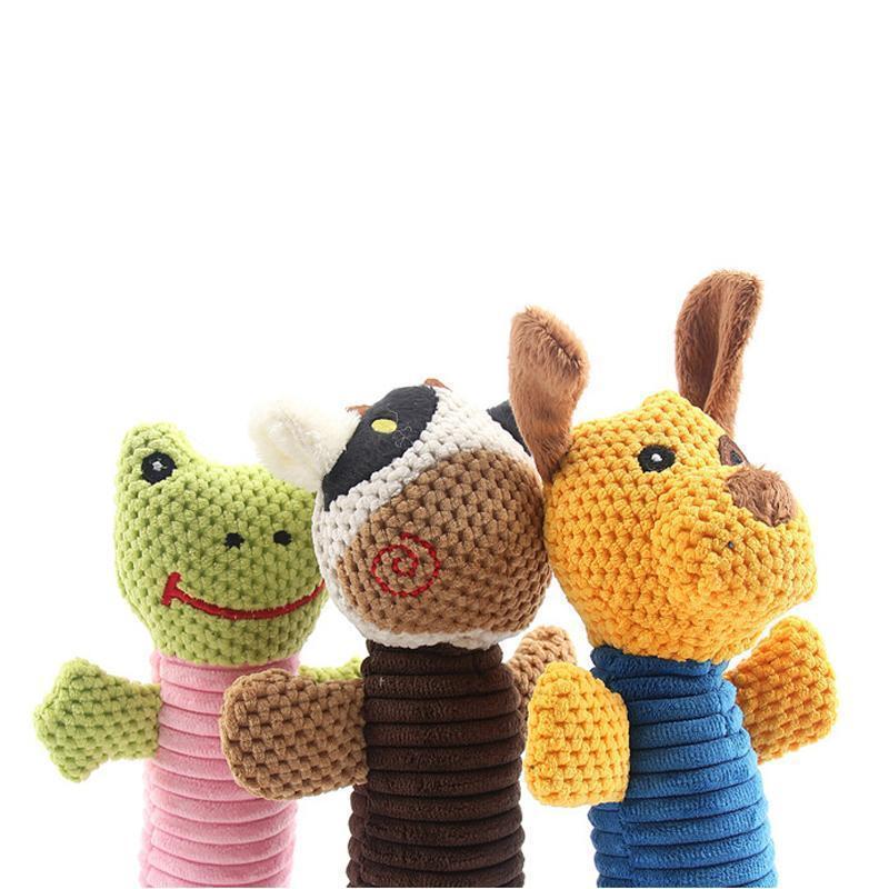 Lighteme Chew Quietsch-Plüsch-Hundespielzeug (3 Farben)