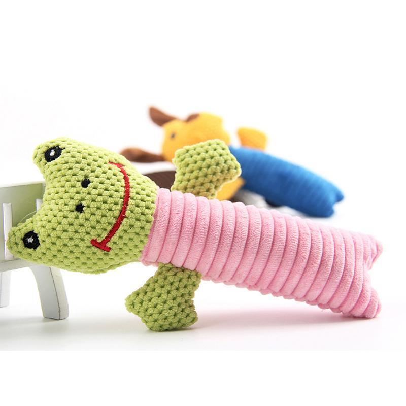 Lighteme Chew Quietsch-Plüsch-Hundespielzeug (3 Farben)