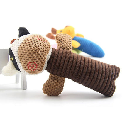 Lighteme Chew Quietsch-Plüsch-Hundespielzeug (3 Farben)