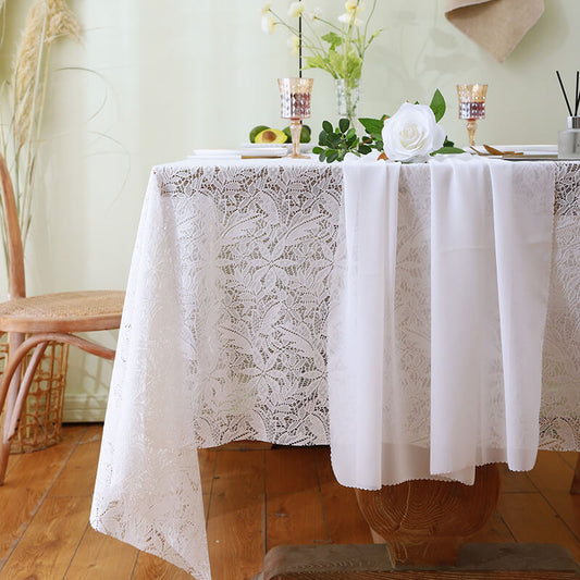 Chemin de table uni en mousseline de soie Lighteme