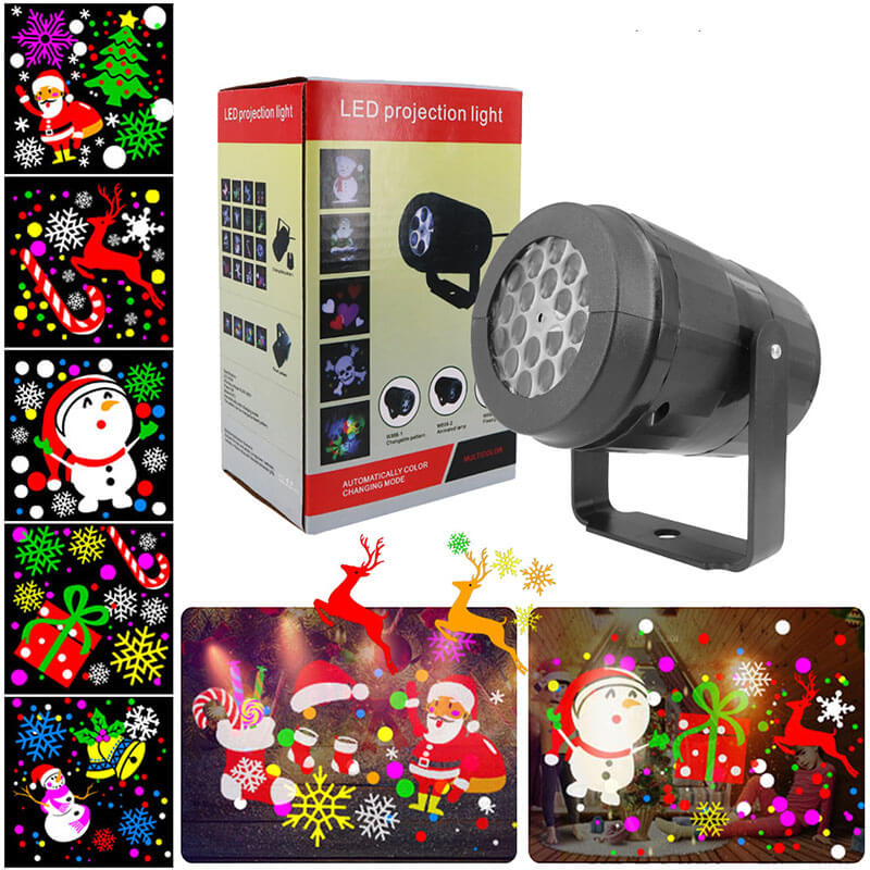 Projecteur de flocons de neige de Noël Lighteme