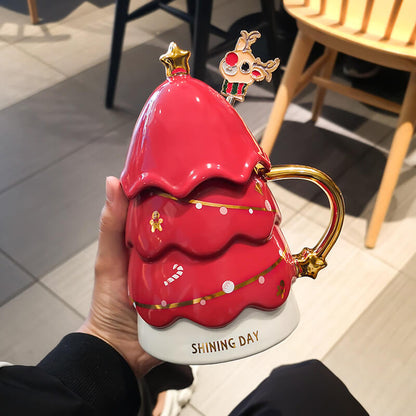 Tasse Lighteme en forme de sapin de Noël