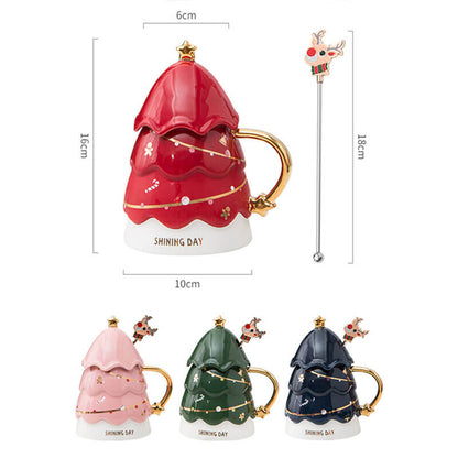 Tasse Lighteme en forme de sapin de Noël