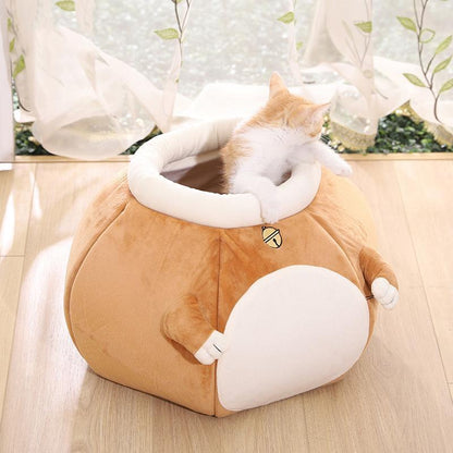 Lighteme Closed Warm Sponge Lovely Cat Nest
