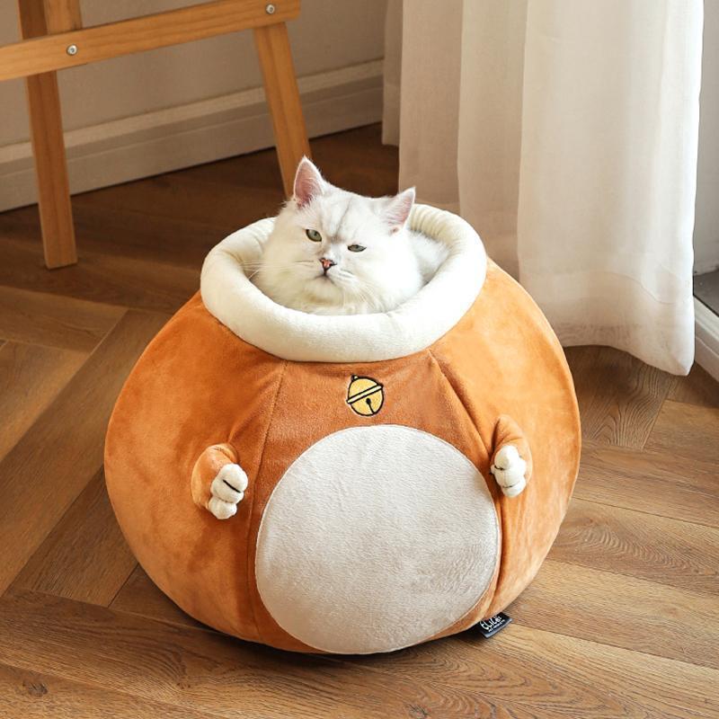 Lighteme Closed Warm Sponge Lovely Cat Nest