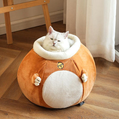 Lighteme Closed Warm Sponge Lovely Cat Nest