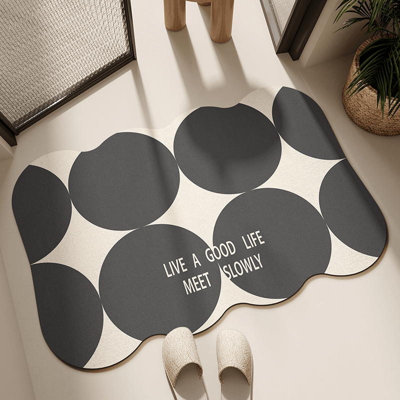 Tapis de bain Lighteme en boue de diatomées assorties