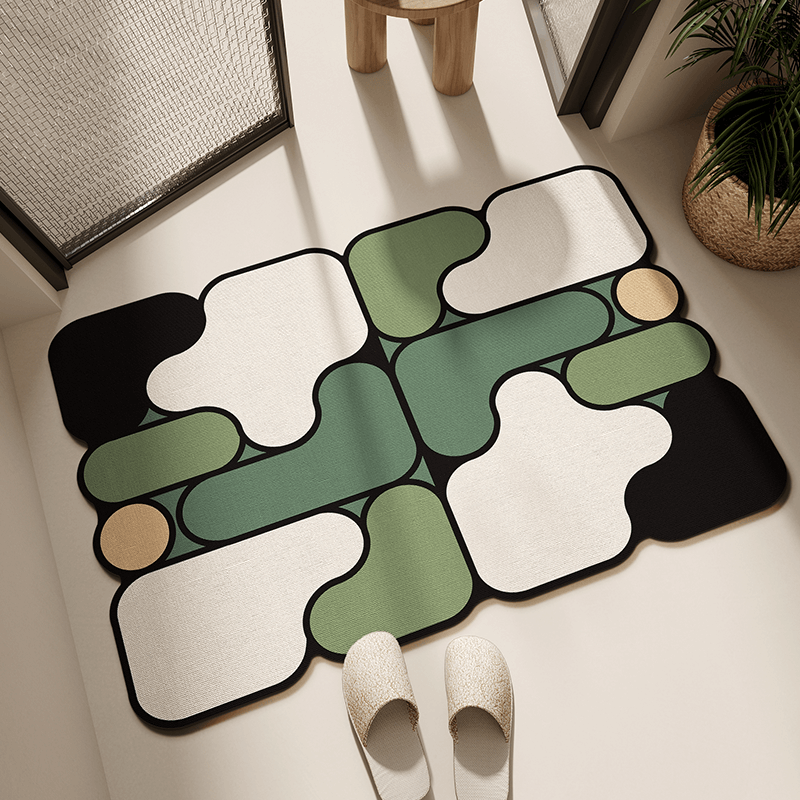 Tapis de bain Lighteme en boue de diatomées assorties