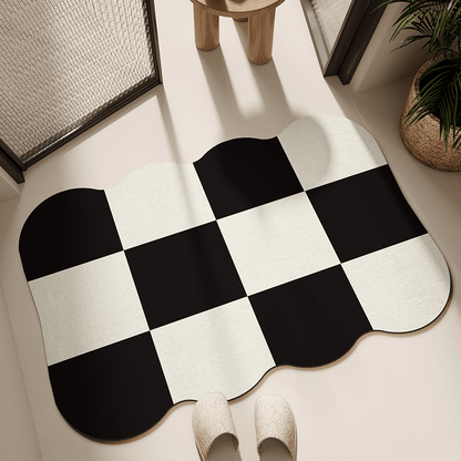 Tapis de bain Lighteme en boue de diatomées assorties