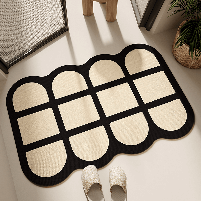 Tapis de bain Lighteme en boue de diatomées assorties