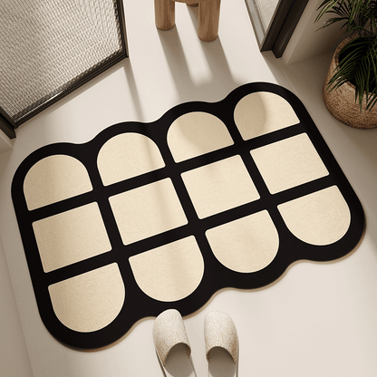 Tapis de bain Lighteme en boue de diatomées assorties