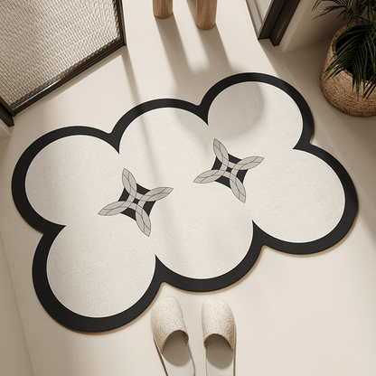 Tapis de bain Lighteme en boue de diatomées assorties