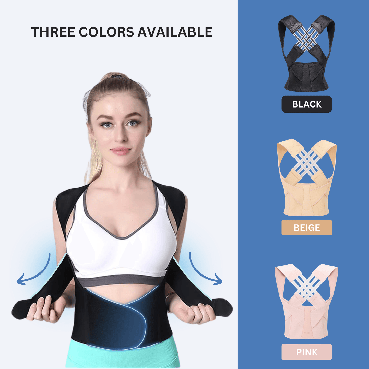 Ceinture de maintien dorsale ajustable Lighteme