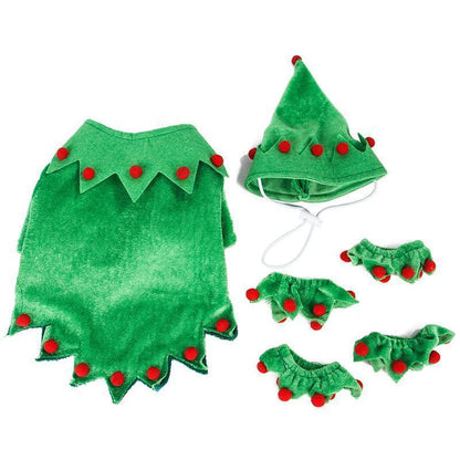 Lighteme Cosplay Elves Dog Funny Gold Velvet Coat