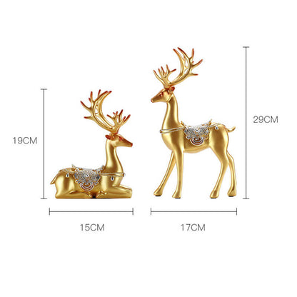Lighteme Couple Deer Home Furnishings