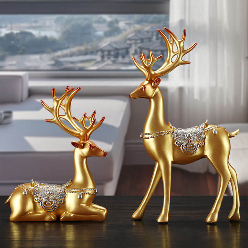 Lighteme Couple Deer Home Furnishings