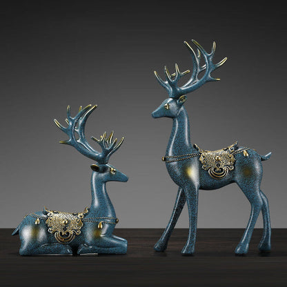 Lighteme Couple Deer Home Furnishings