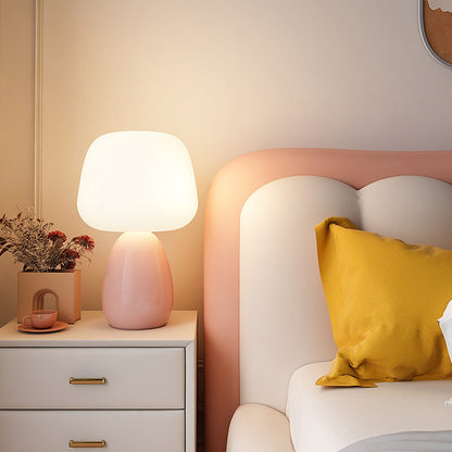 Lighteme Cream Mushroom Table Lamp