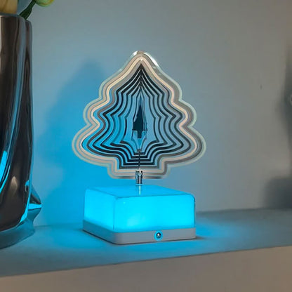 Décoration de chambre rotative 3D créative Lighteme