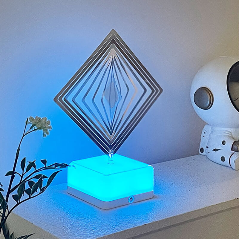 Décoration de chambre rotative 3D créative Lighteme