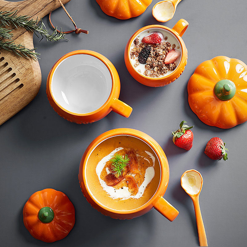 Lighteme Creative Ceramic Pumpkin Cup