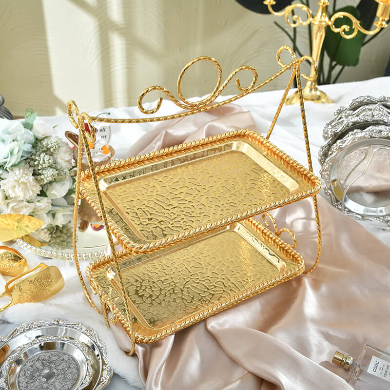 Lighteme Creative Double Layer Dessert Stand