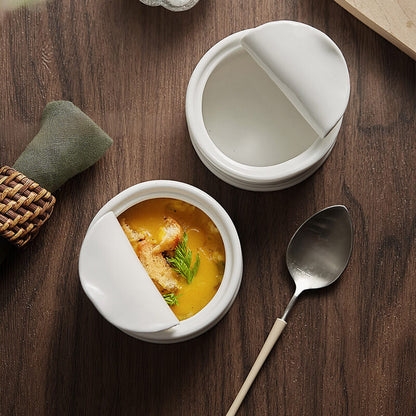 Lighteme Kreative Keramik-Backschüssel in Flip-Form