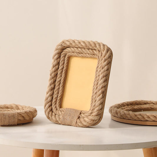 Lighteme Creative Hemp Rope Photo Frame