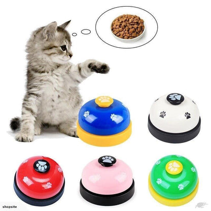 Lighteme Creative Cat Dog Feeding Dinner Bell Toy Pet Training Ring Bell (6 Colors)