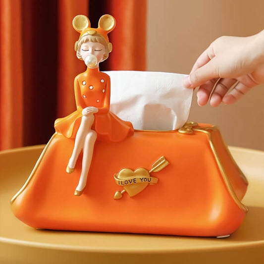 Lighteme Elegant Bubble Girl Tissue Box