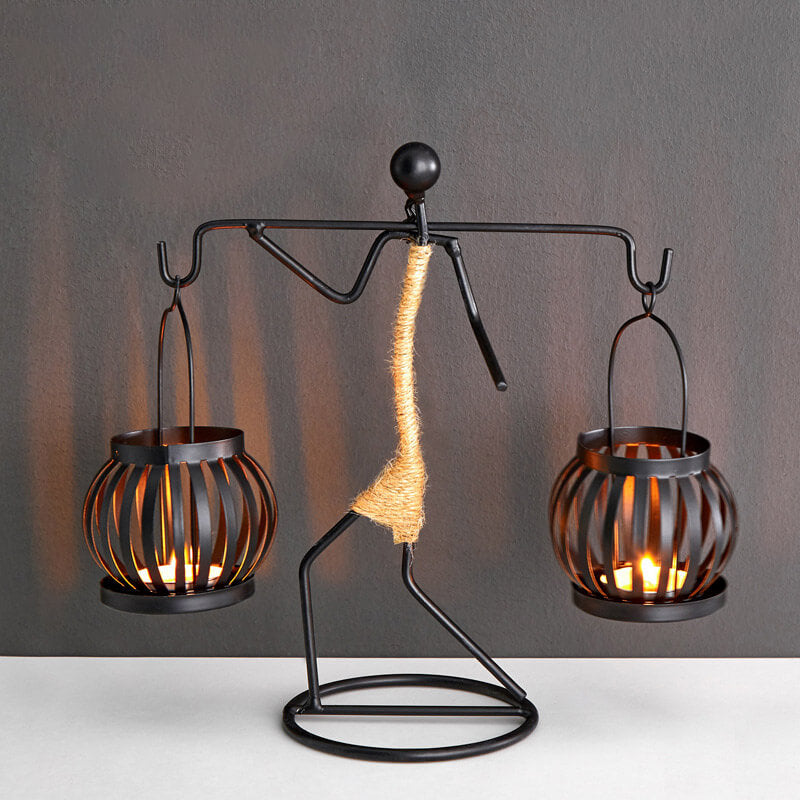 Lighteme Kreativer Kerzenhalter aus Eisen