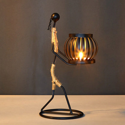 Lighteme Kreativer Kerzenhalter aus Eisen