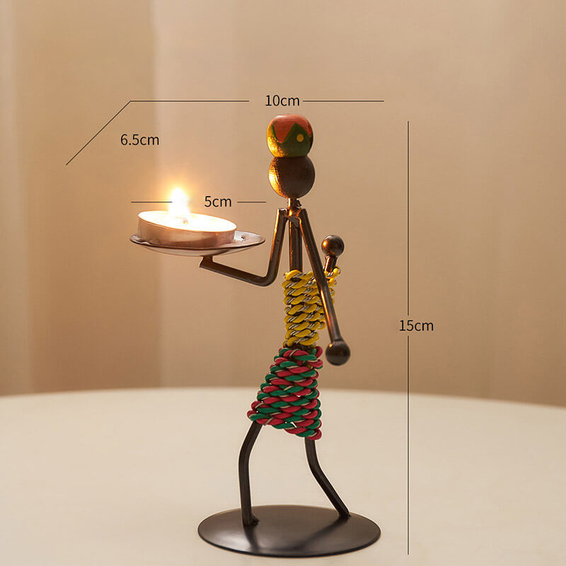Lighteme Kreativer Kerzenhalter aus Eisen