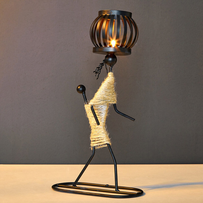Lighteme Kreativer Kerzenhalter aus Eisen