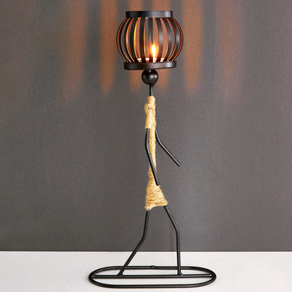 Lighteme Kreativer Kerzenhalter aus Eisen