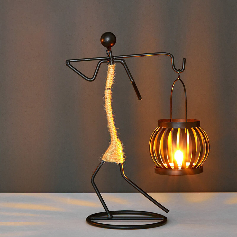 Lighteme Kreativer Kerzenhalter aus Eisen