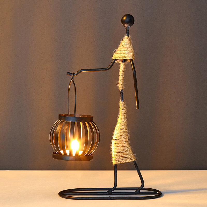 Lighteme Kreativer Kerzenhalter aus Eisen