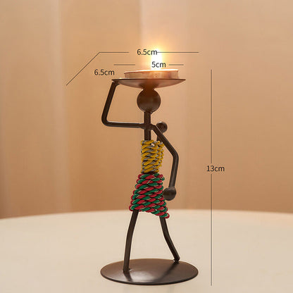 Lighteme Kreativer Kerzenhalter aus Eisen